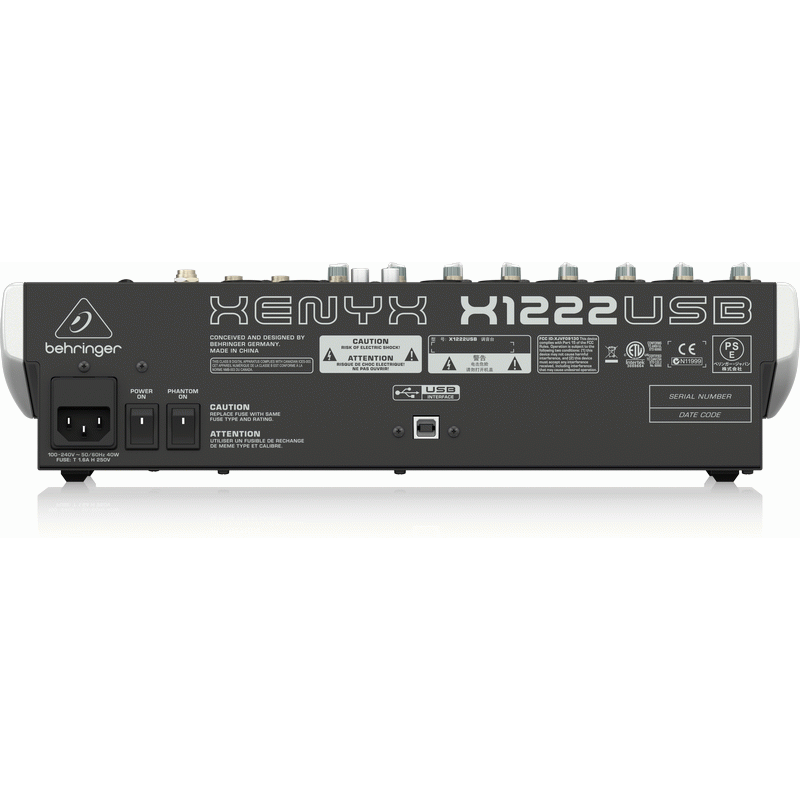 Behringer XENYX X1222USB Mixer