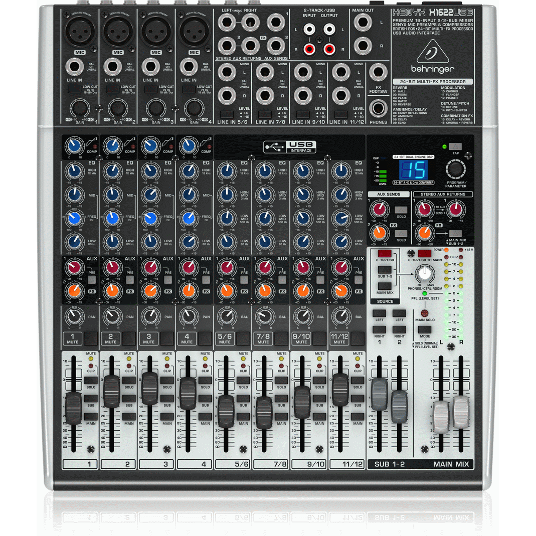 Behringer XENYX X1622USB Mixer
