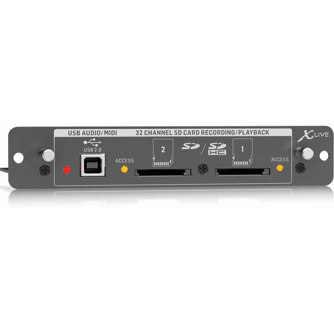 Behringer X-LIVE 32-Channel Expansion Card For X32 Live Recording/Playback