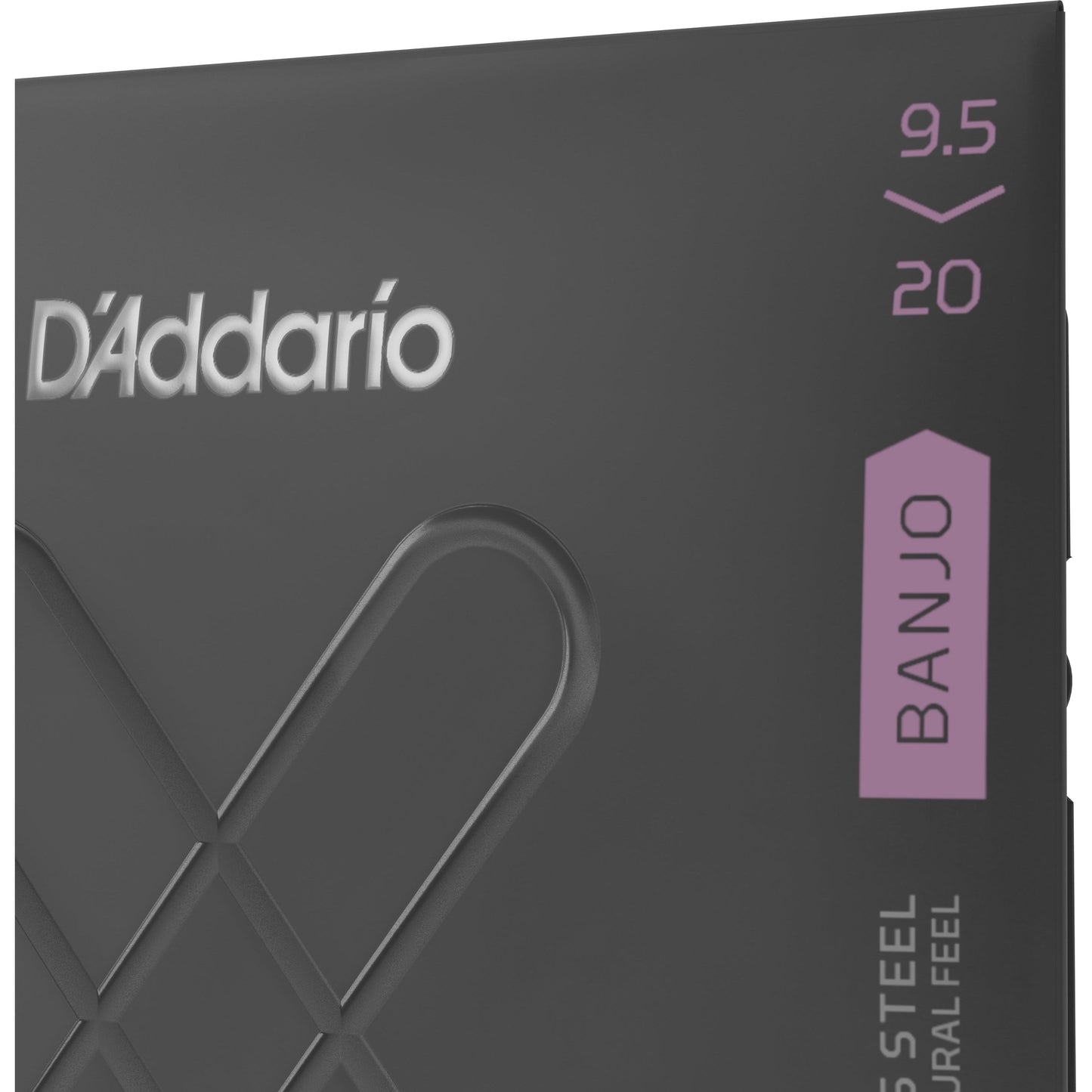 D'Addario XTJ09520 XT Stainless Steel Banjo Strings, Custom Light, 9.5-20
