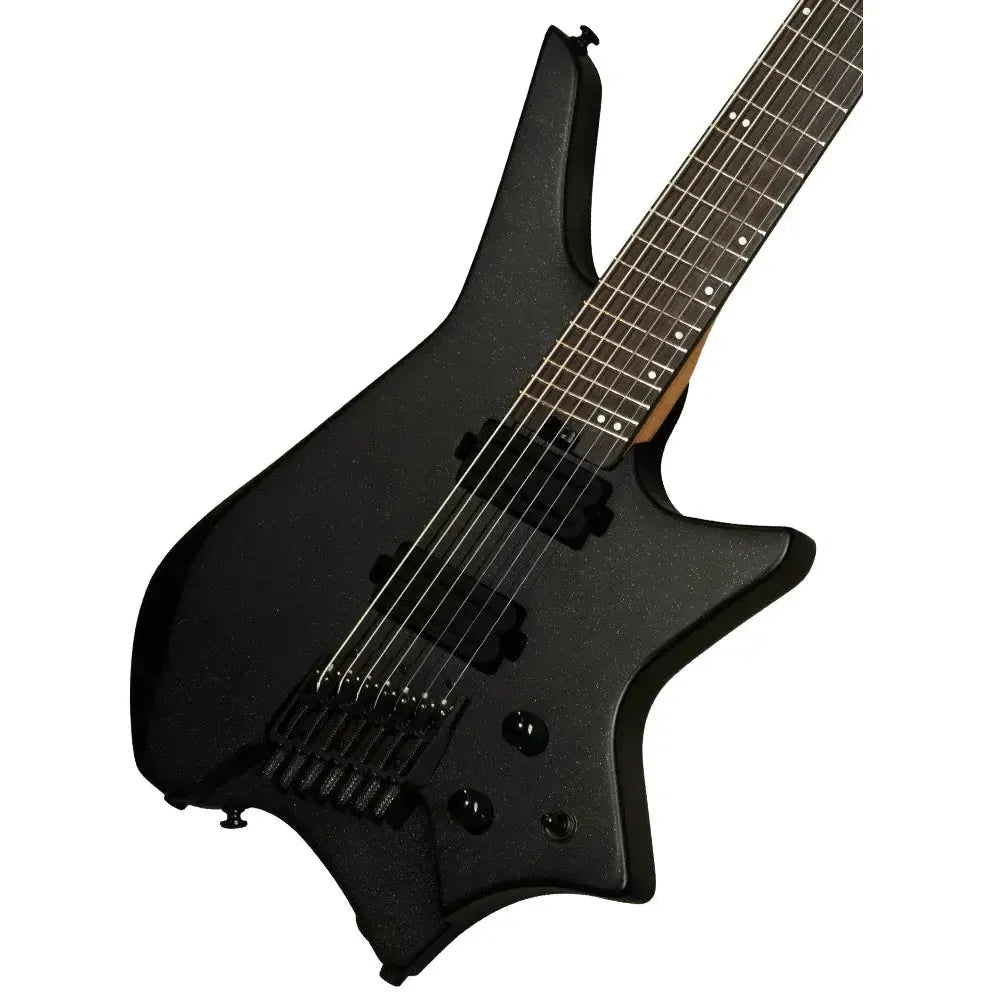 HILS HZ7 – Satin Galaxy Black – Headless 7-String Guitar