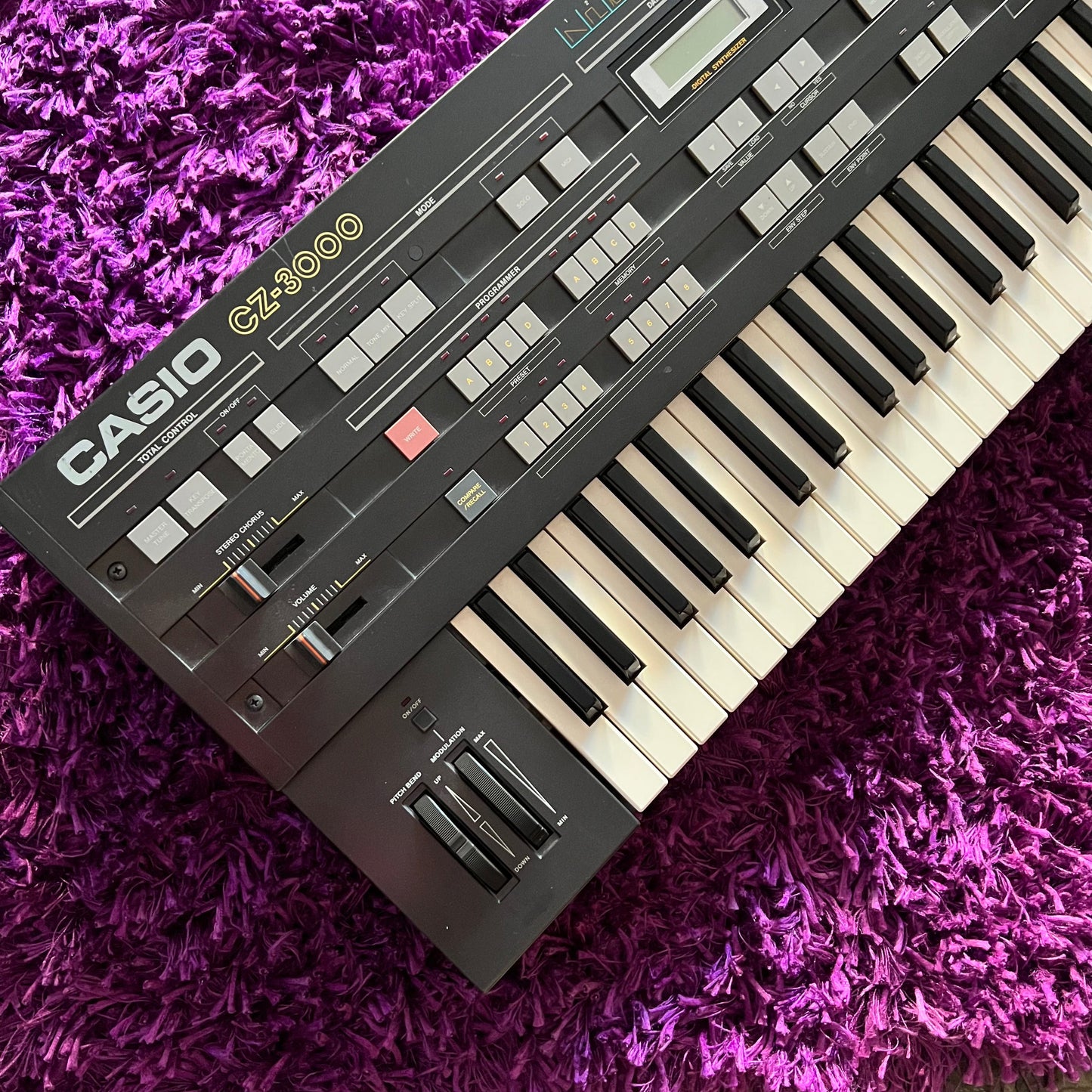 1986 Casio CZ-3000 61-Key Vintage Phase Distortion Synthesizer