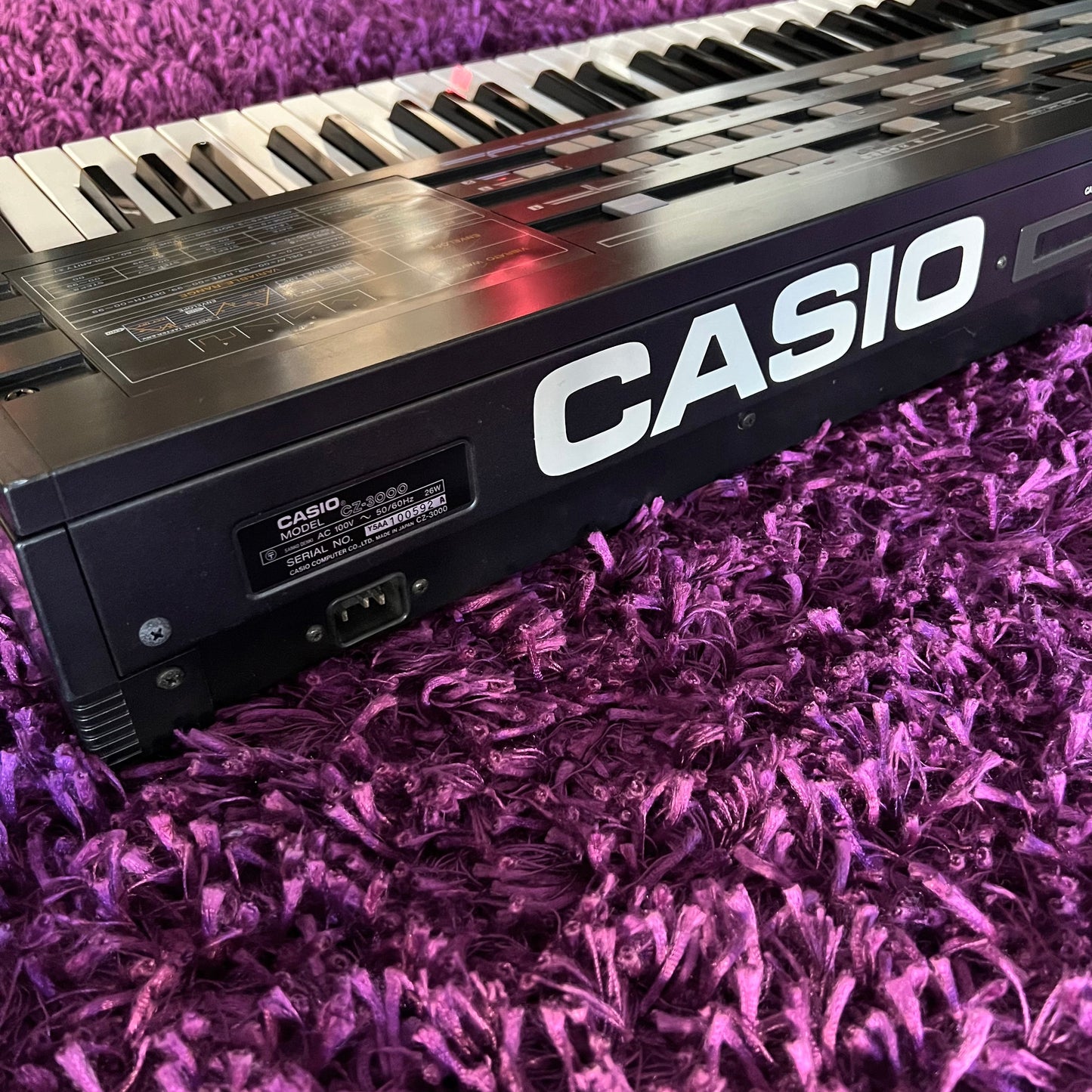 1986 Casio CZ-3000 61-Key Vintage Phase Distortion Synthesizer
