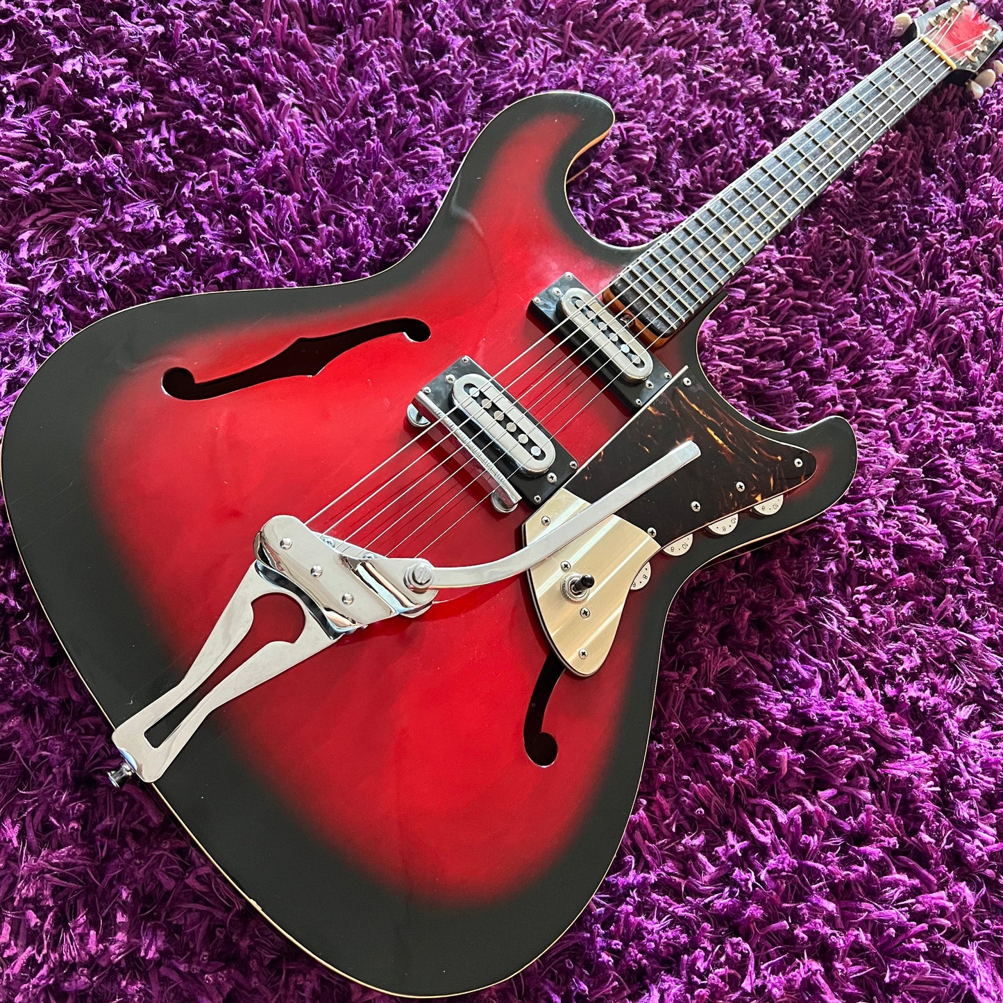 Early 1960s Inter-Mark Cipher Sentinel Hollow Body Guitar (MIJ)