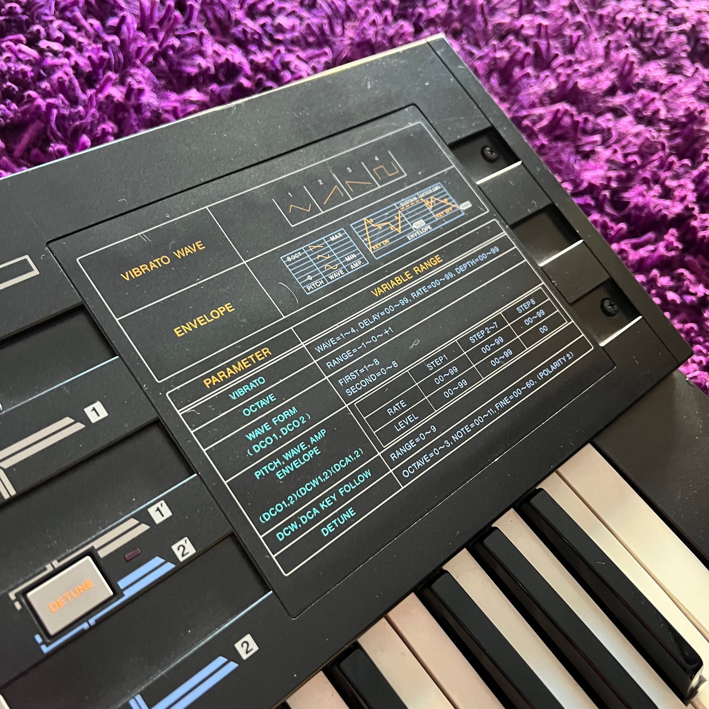 1986 Casio CZ-3000 61-Key Vintage Phase Distortion Synthesizer