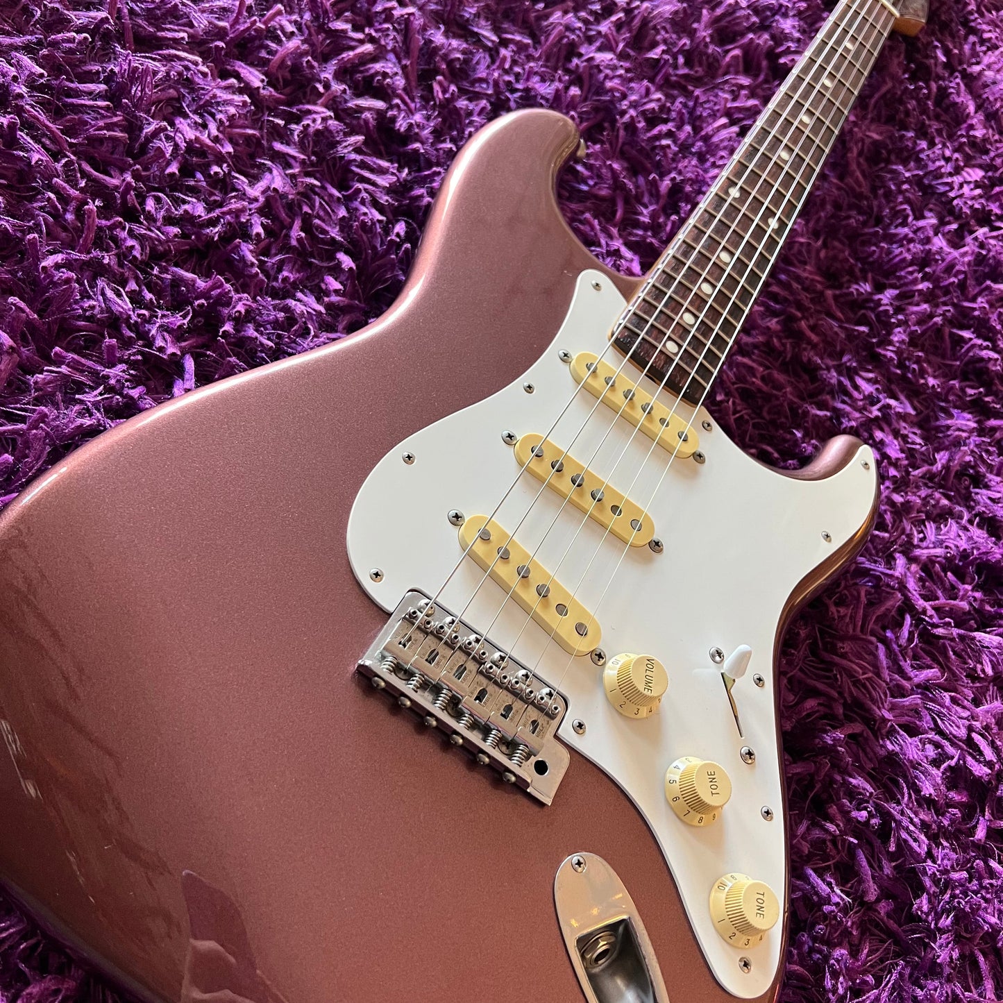 Fender Stratocaster ST-62-TX/MH Burgundy Mist Metallic (Matching Headstock)