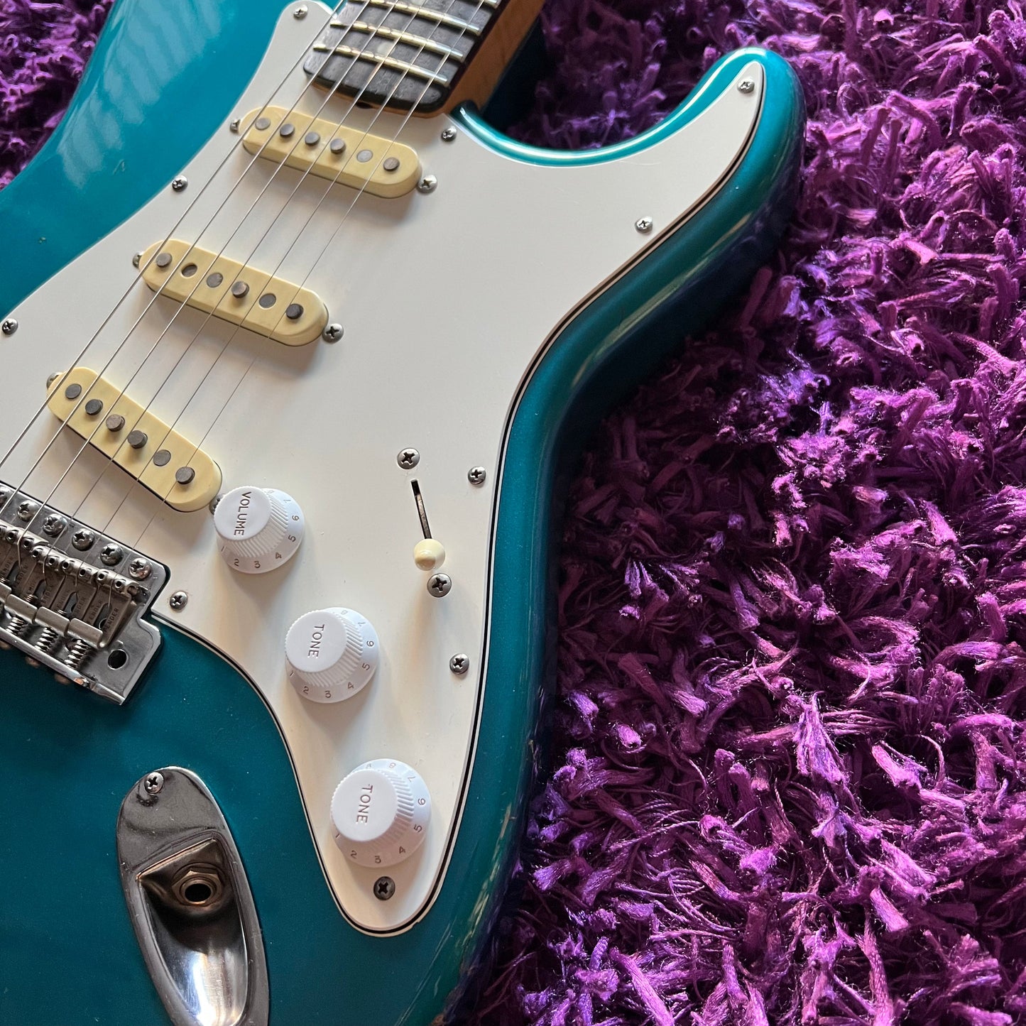 1994 Fender Stratocaster ST62-65AS 40th Anniversary Model Lake Placid Blue (Matching Headstock) (MIJ)