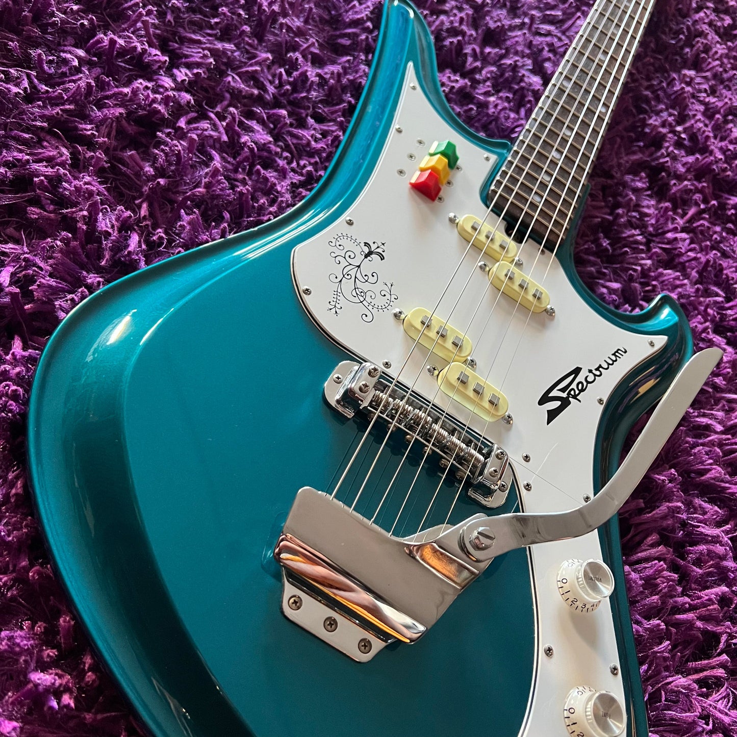 2001 Teisco SP-62 MB Spectrum Bizarre Electric Guitar (MIJ)