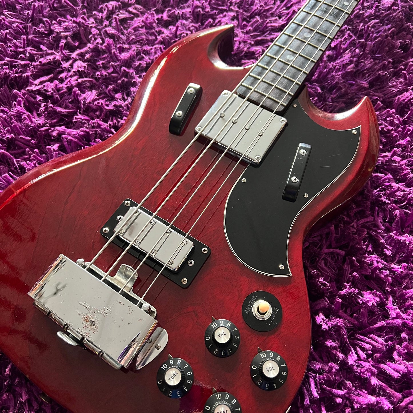 Early 1970s Greco EB-350 SG Bass (Gibson EB-3 Style) (33.5" Scale)