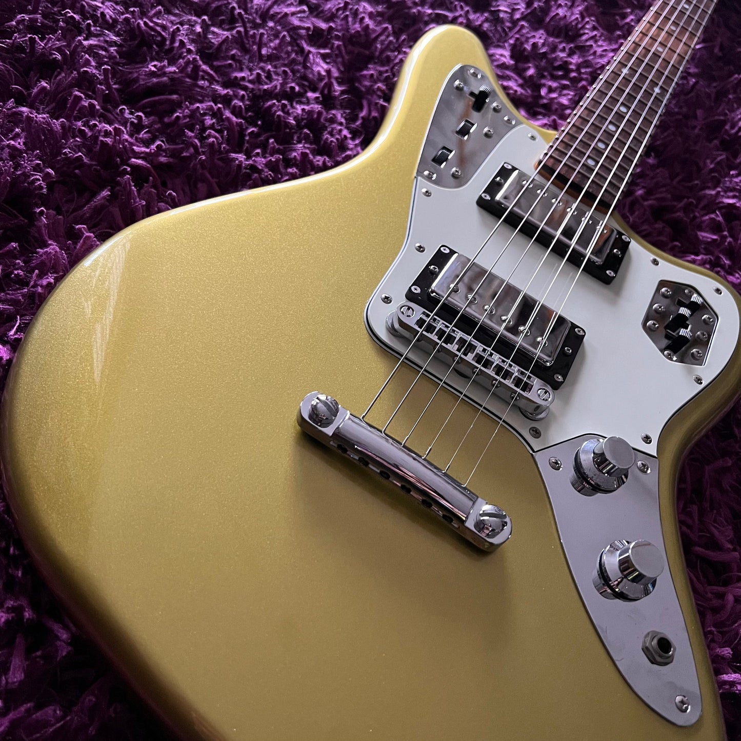 2002-2004 Fender JGS-75 Jaguar Special HH Vintage Gold (CIJ)