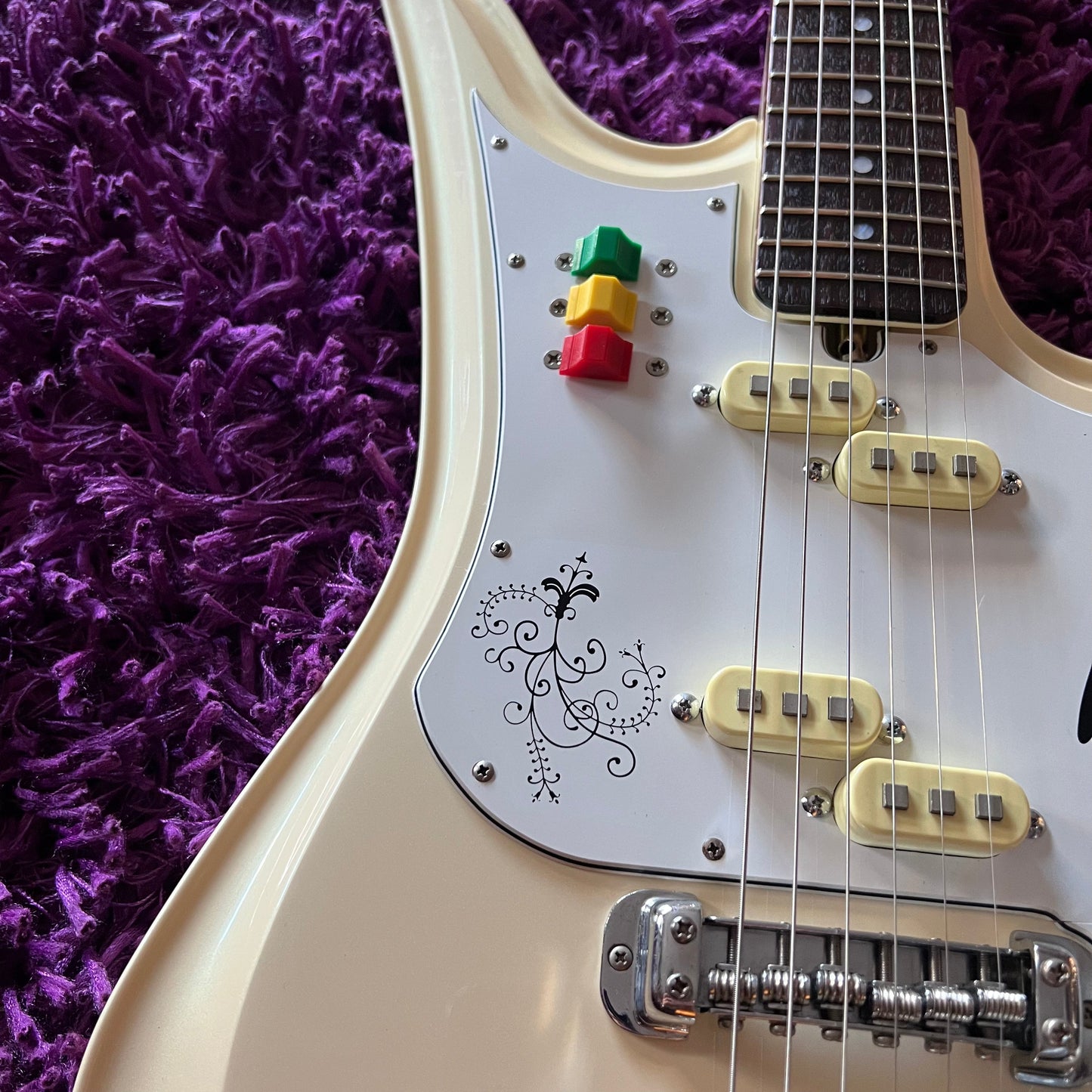 2001 Teisco SP-62 PW Spectrum Bizarre Electric Guitar (MIJ)