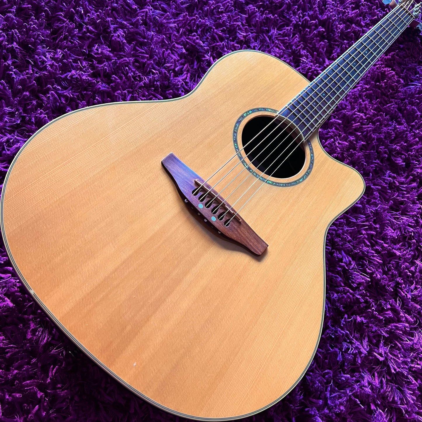 Ovation Celebrity Standard Plus Mid Depth Acoustic Electric Guitar Natural