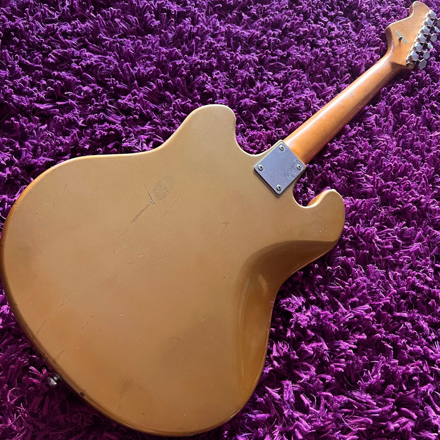 Early 1960s Guyatone LG-140T Electric Guitar (Rare Gold Nitro) (MIJ)