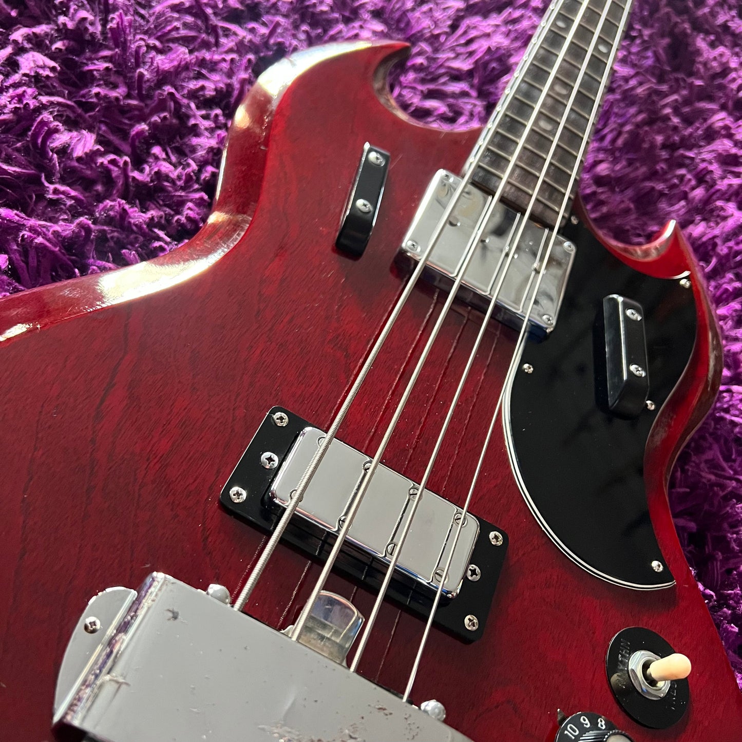 Early 1970s Greco EB-350 SG Bass (Gibson EB-3 Style) (33.5" Scale)