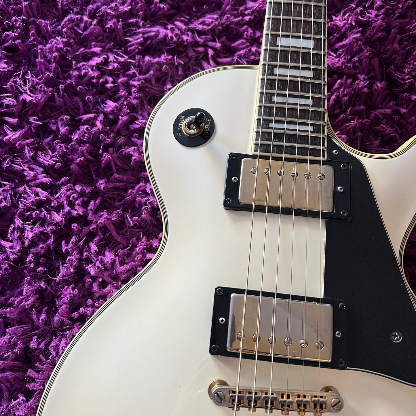 1999 Epiphone (by Gibson) Les Paul Custom White (Korean Unsung) (w/ HSC)