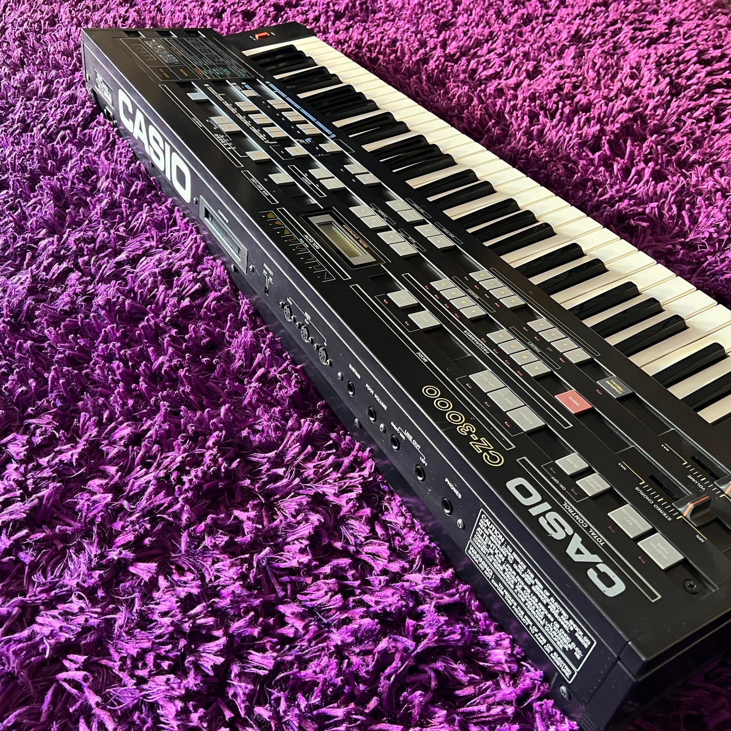 1986 Casio CZ-3000 61-Key Vintage Phase Distortion Synthesizer