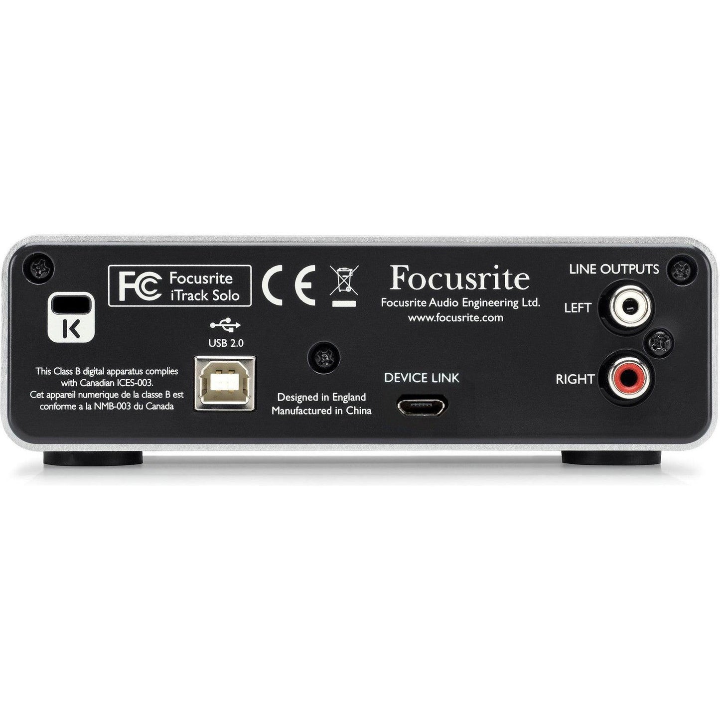 Focusrite iTrack Solo Audio Interface for iPad/Mac/PC