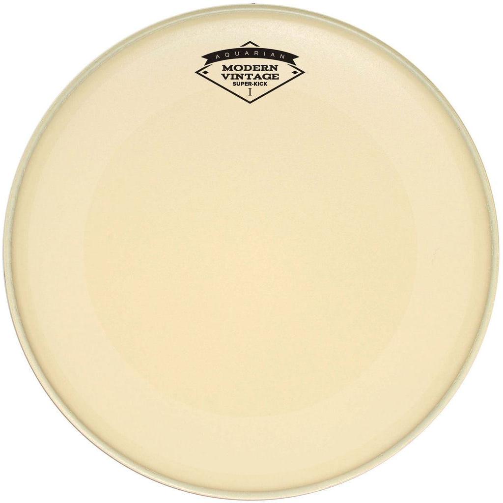 Aquarian Modern Vintage Super Kick I – Batter Drumhead – Vintage Coated – 22″ (MOTC-SK22)