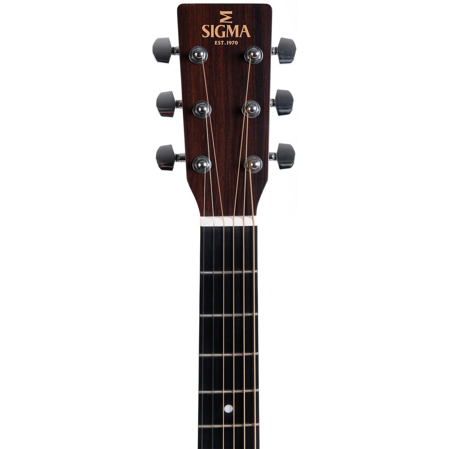 Sigma DMEL Dreadnought Acoustic Guitar Solid Spruce Top - Mahogany Back and Sides - Satin (Left Handed)
