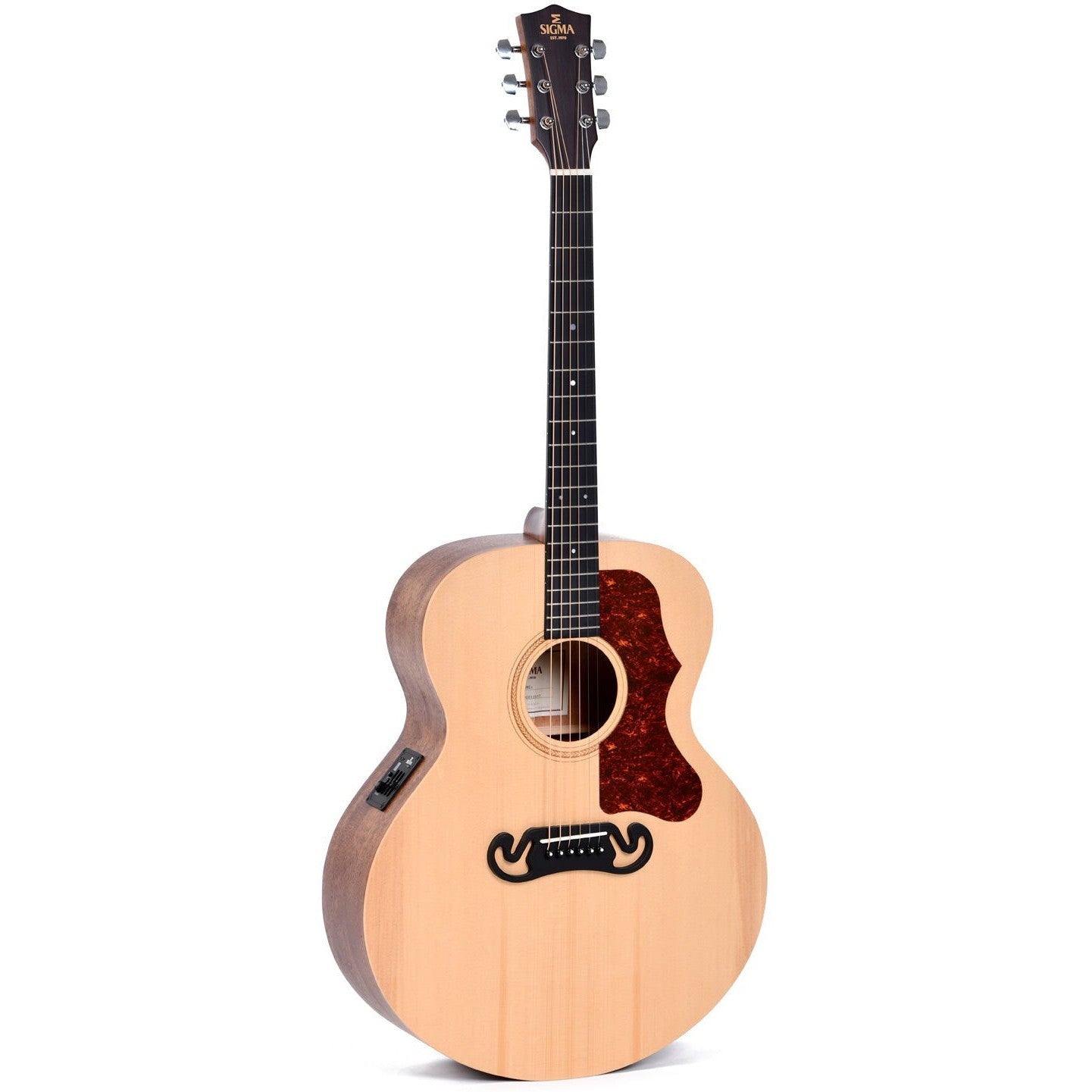 Sigma GJME Grand Jumbo Acoustic Guitar Solid Spruce Top - Mahogany Back and Sides - Satin
