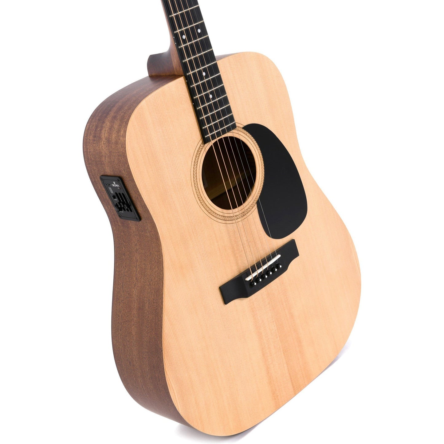 Sigma DME Dreadnought Acoustic Guitar Solid Spruce Top - Mahogany Back and Sides - Satin