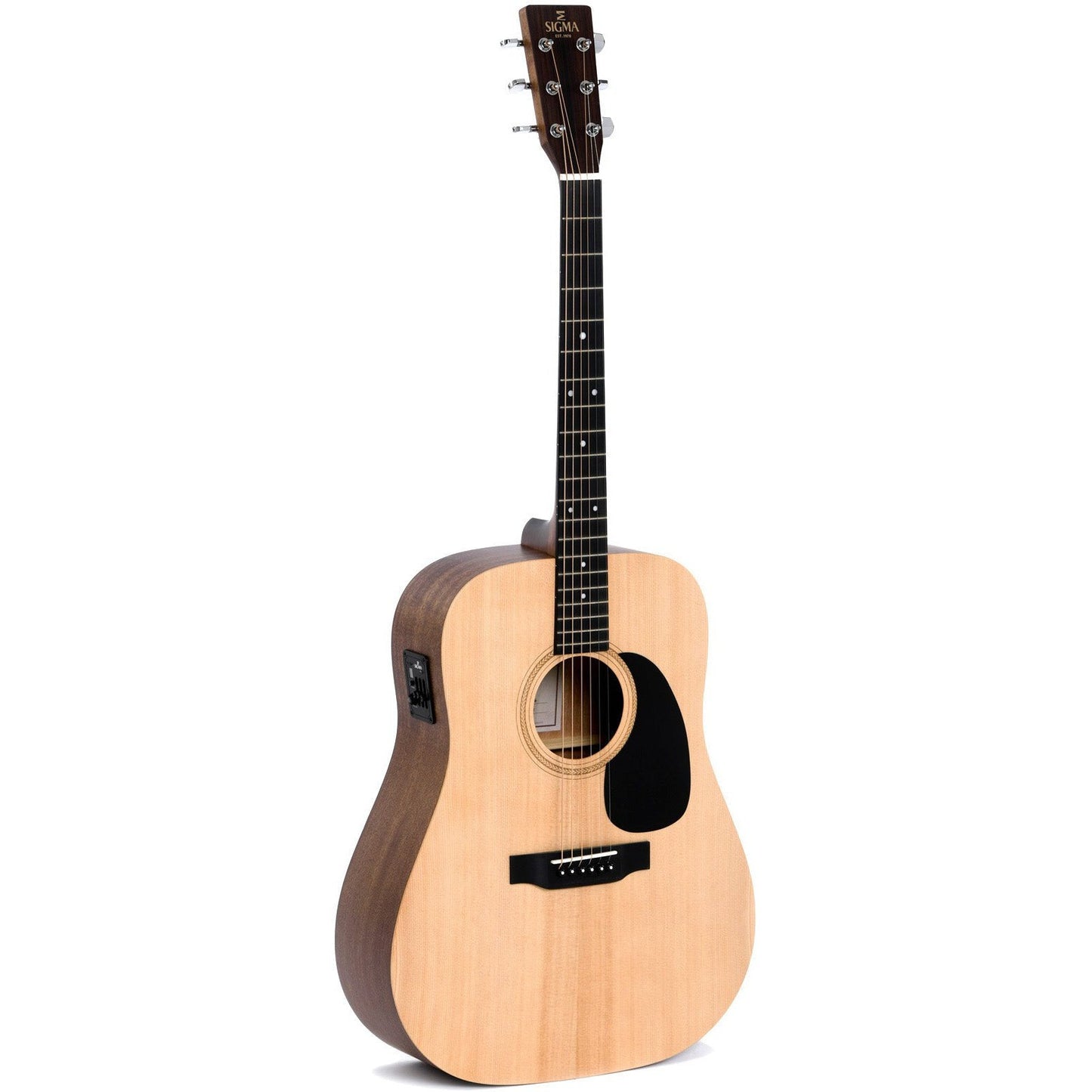 Sigma DME Dreadnought Acoustic Guitar Solid Spruce Top - Mahogany Back and Sides - Satin