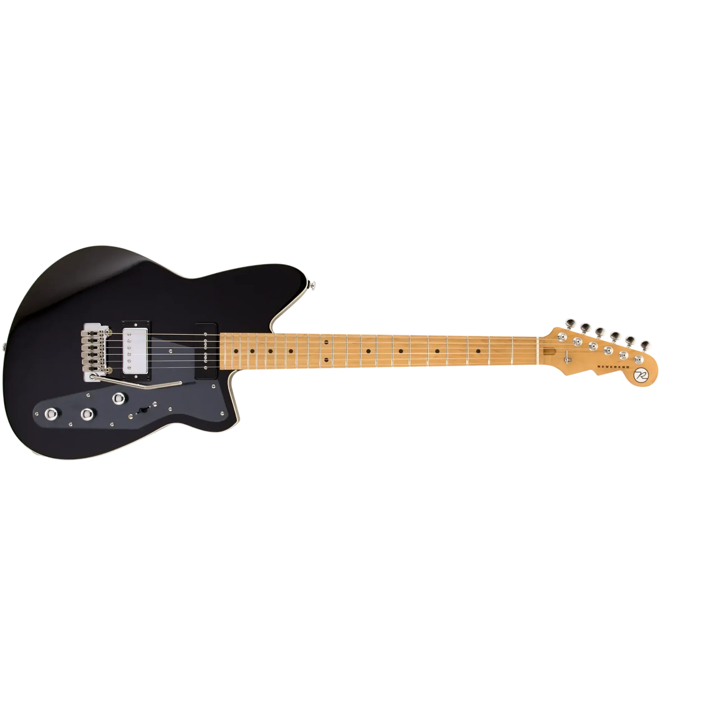 Reverend Double Agent W w/ Wilkinson Tremolo Midnight Black