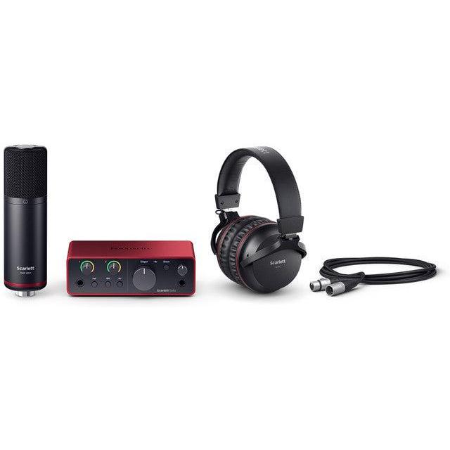 Focusrite Scarlett Solo Studio 4th Gen Complete Recording Package