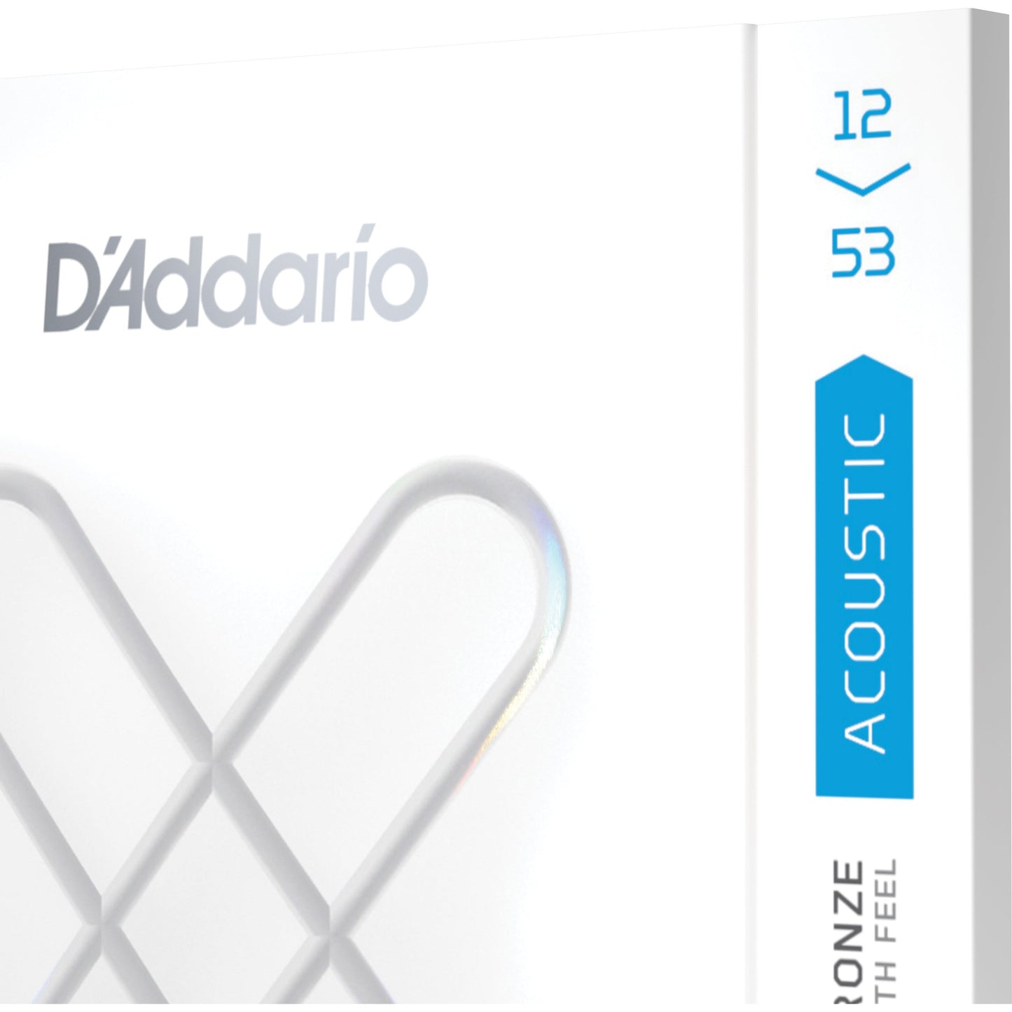 D'Addario 12-53 Light, XS Phosphor Bronze Coated Acoustic Guitar Strings