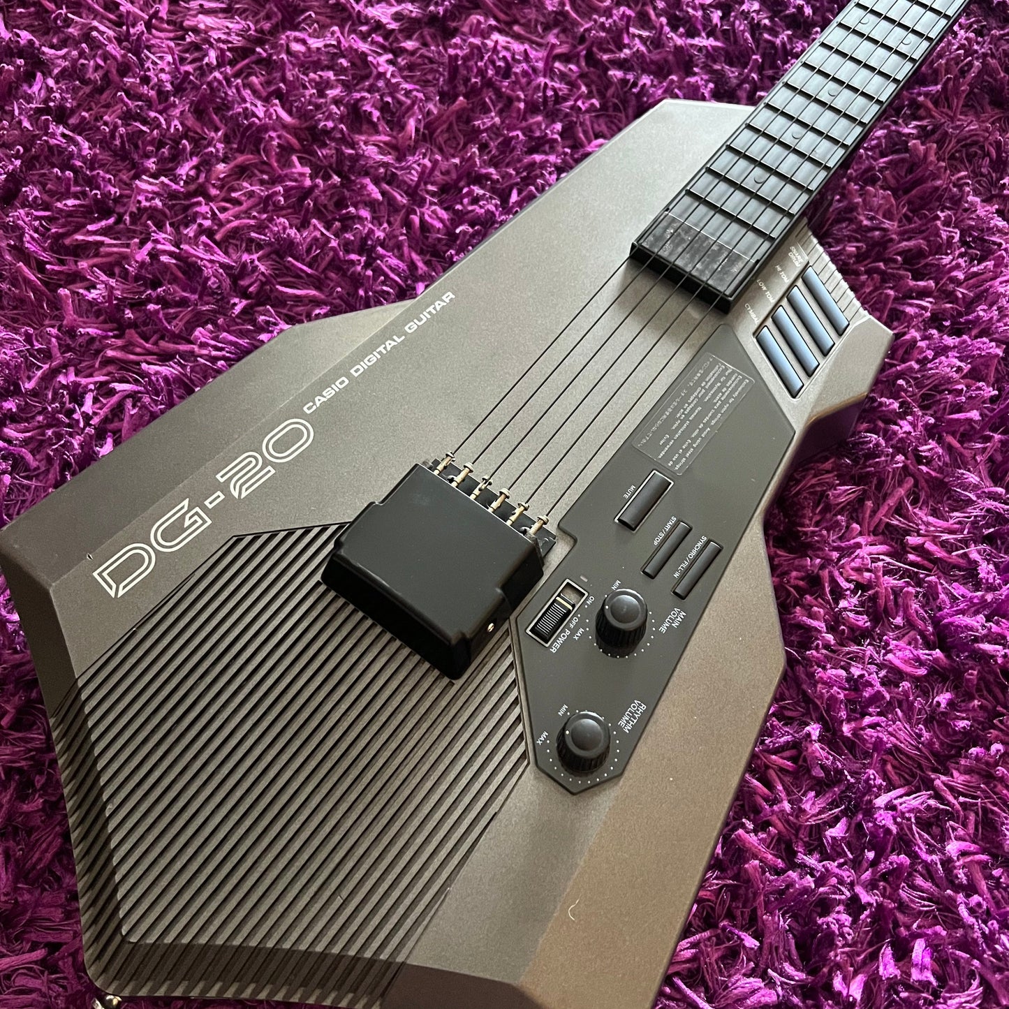 Casio DG-20 Digital Synthesizer Guitar 1980s