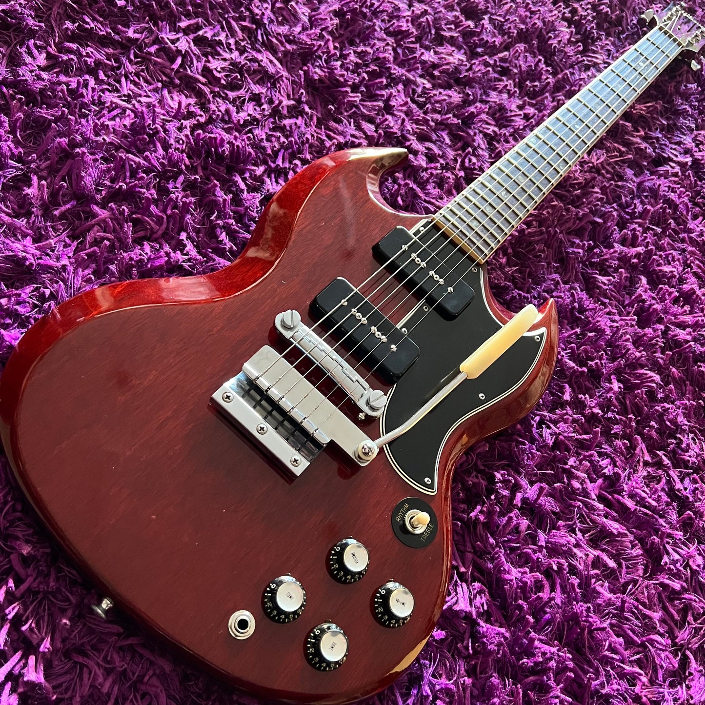 1966 Gibson SG Special Cherry Red (w/ Short Maestro Vibrola, OHSC)