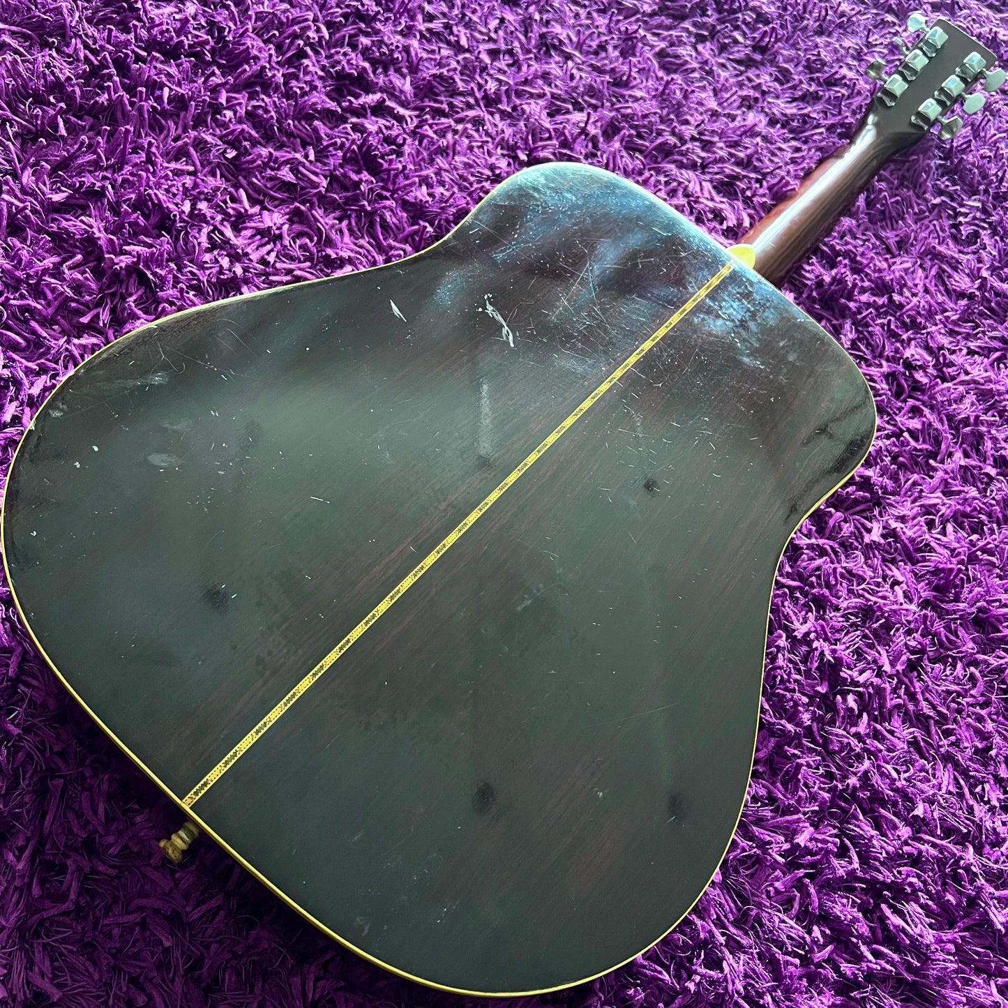 1970s Suzuki Japanese Dreadnought Acoustic "3183" (w/ OHSC)