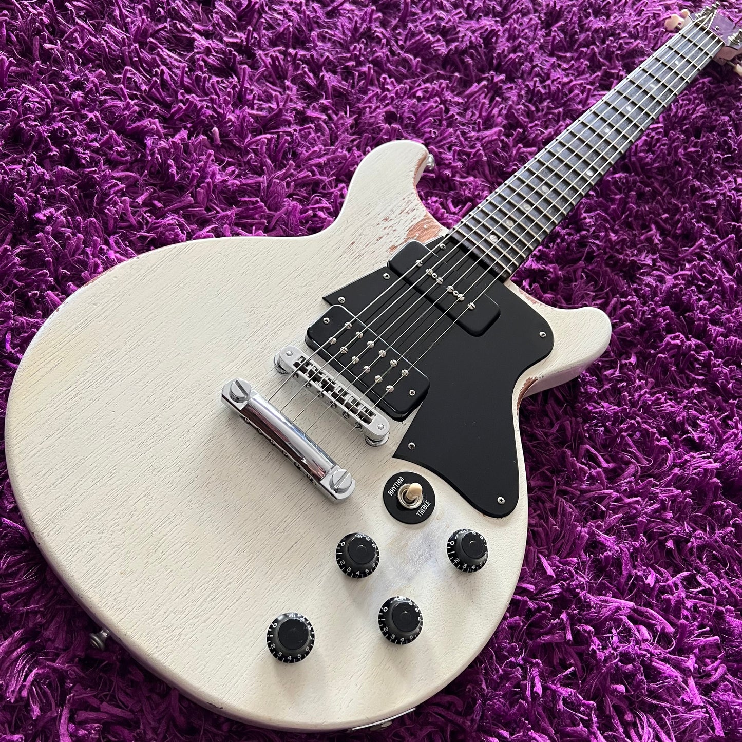 2006 Gibson Les Paul Special Double Cut (Faded White) (w/ HSC)