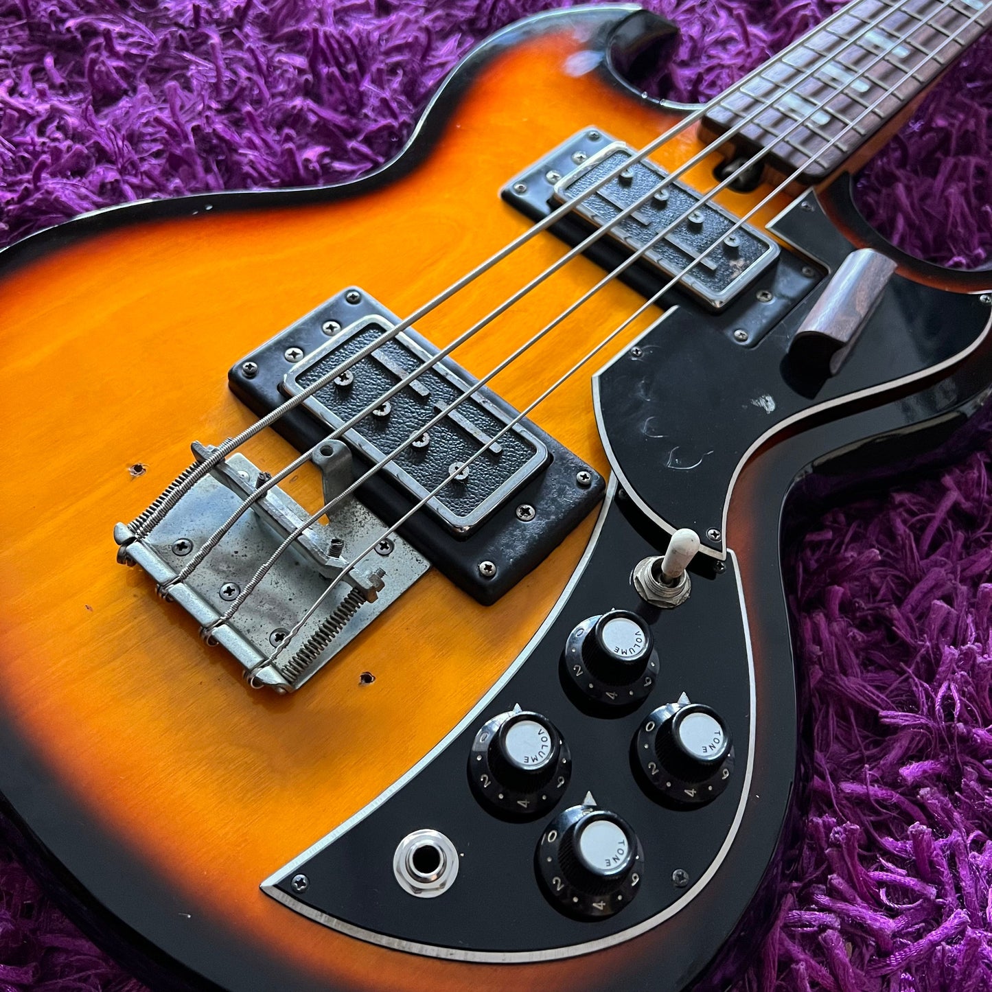 1960s Teisco SG Bass (Kay K2B) (Short Scale MIJ)