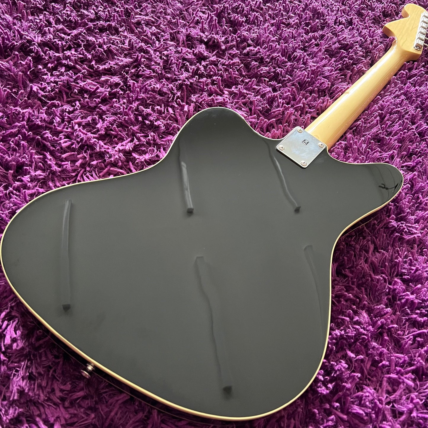 2012 Fender Jaguar Thinline Black Limited Edition Model (MIJ) (w/ HSC)