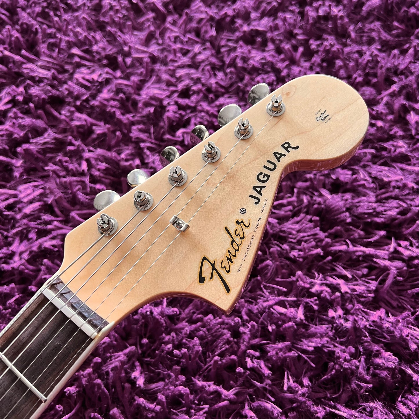 2012 Fender Jaguar Thinline Black Limited Edition Model (MIJ) (w/ HSC)