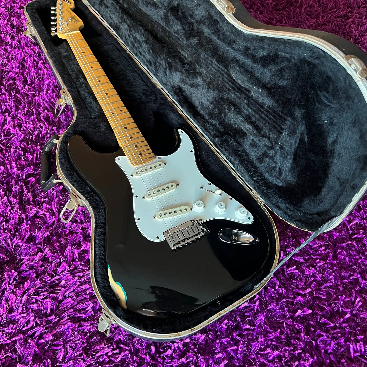 1994 Fender American Standard Stratocaster 40th Anniversary Edition Black (w/ OHSC)