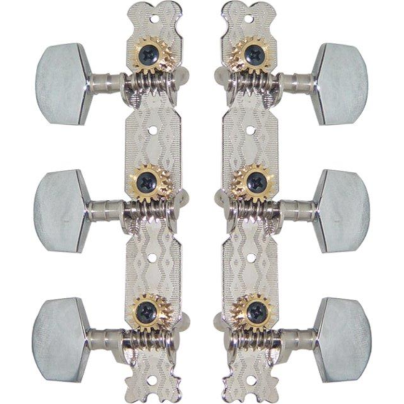 DR Parts 3-A-Side Acoustic Guitar Machine Heads Steel String