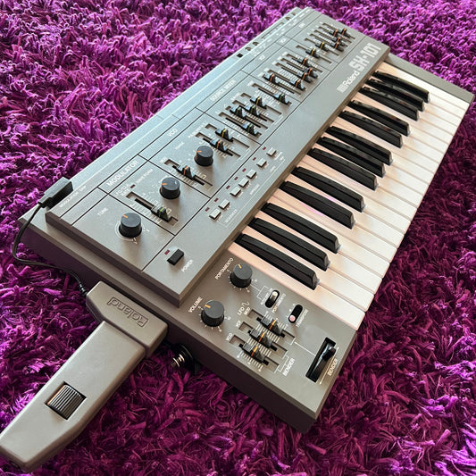 Roland SH-101 Analog Monophonic Synthesizer (w/ Mod Grip, Original Soft Case & Strap)