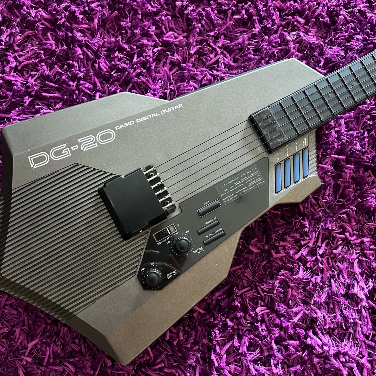 Casio DG-20 Digital Synthesizer Guitar 1980s