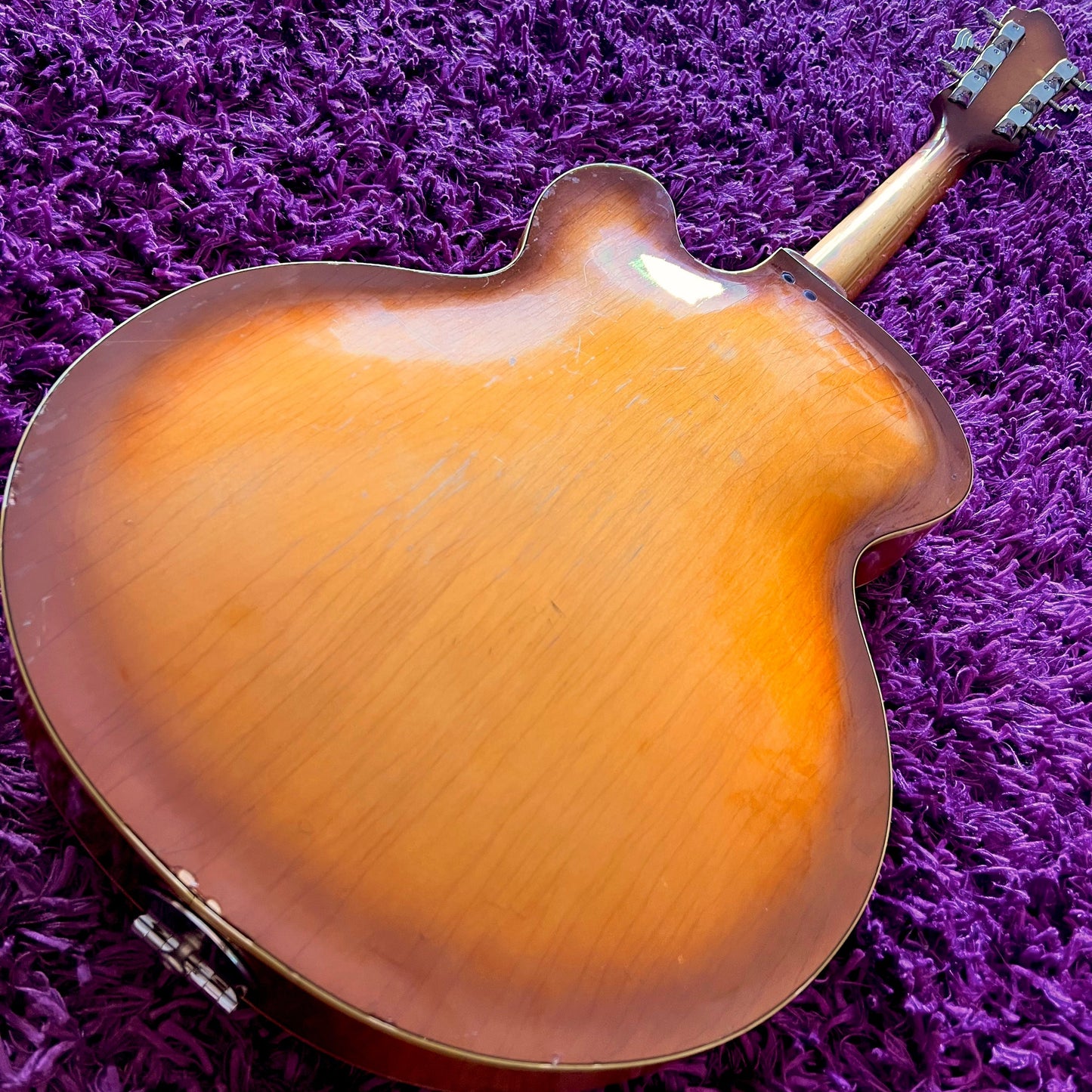 1970s Hagstrom Jimmy D'Aquisto Archtop Tobacco Sunburst (Made in Sweden) (w/ HSC)