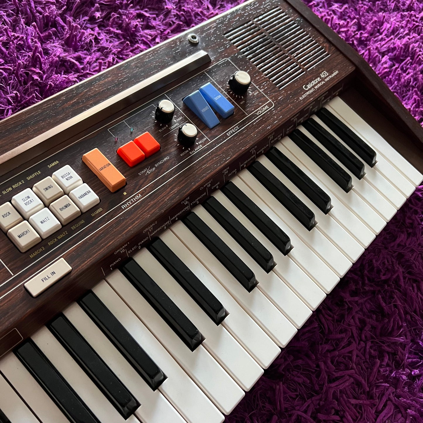 Casio Casiotone 403 Analog Synthesizer w/ Drum Machine