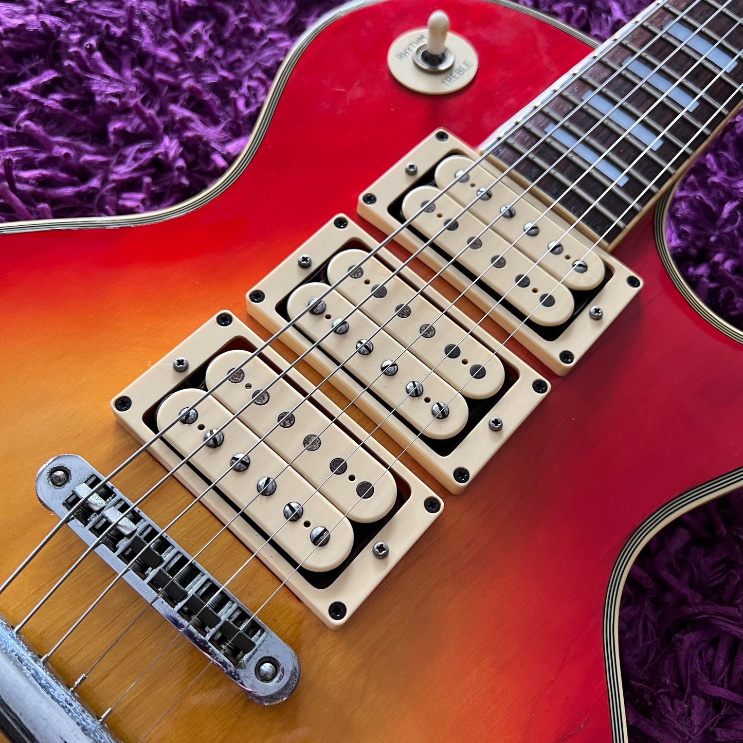 1978 Greco EG-600 Ace Frehley Triple Humbucker Les Paul (w/ HSC + Candy)