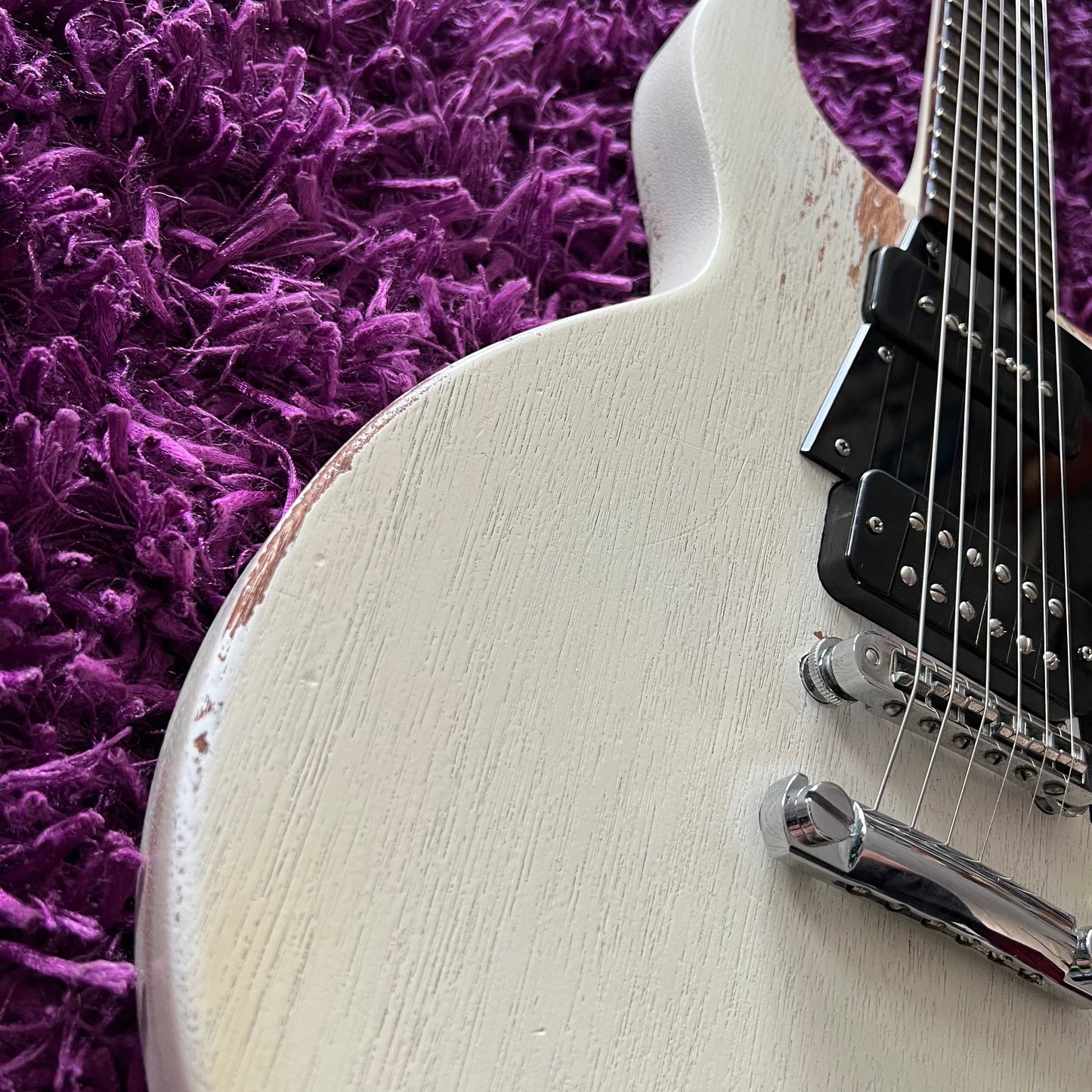 2006 Gibson Les Paul Special Double Cut (Faded White) (w/ HSC)