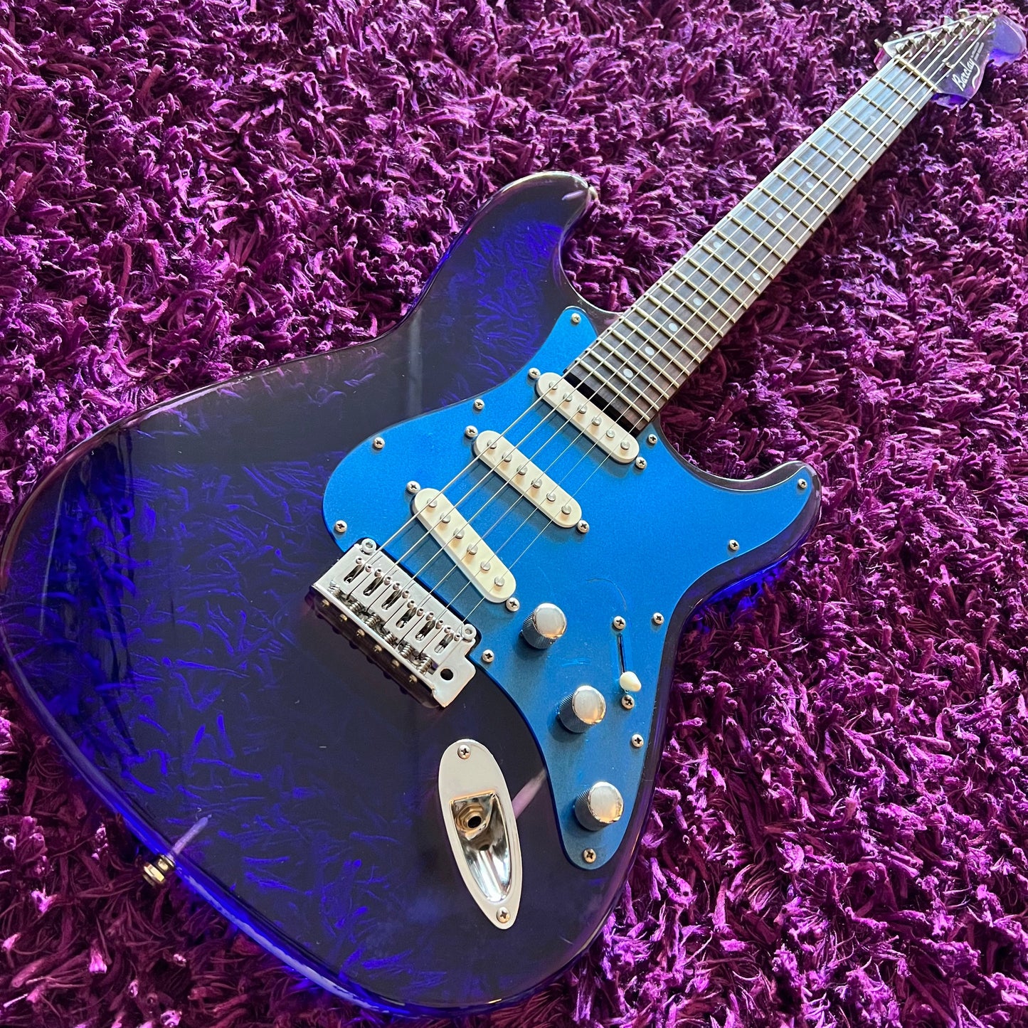 1990s Barclay Acrylic Stratocaster
