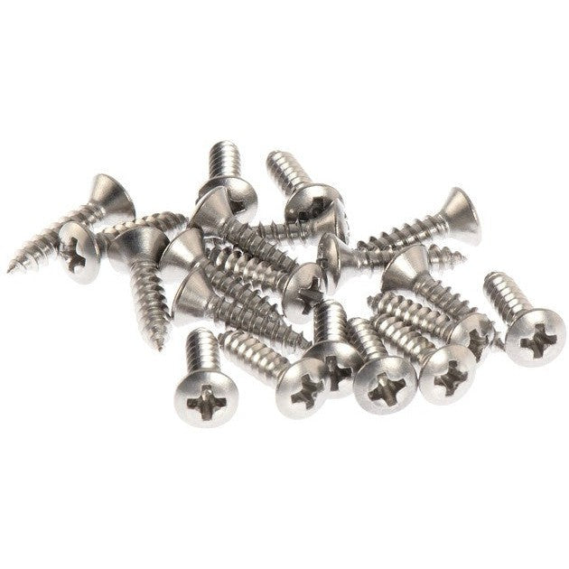 20 x Scratchplate Pickguard Screws Chrome