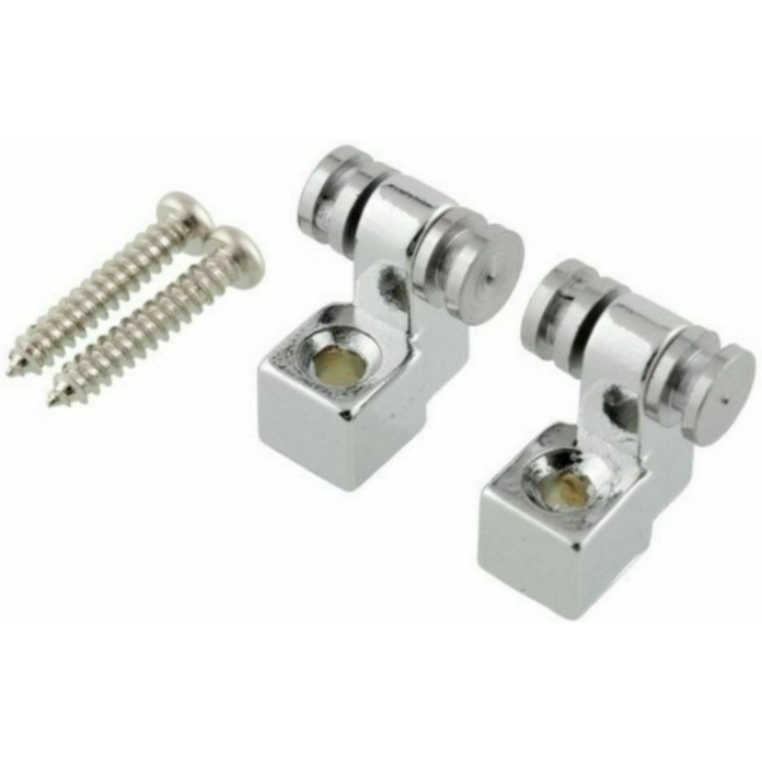 Custom Eagle Roller String Tree Guide T Style 12.0mm Chrome (2 Pack)