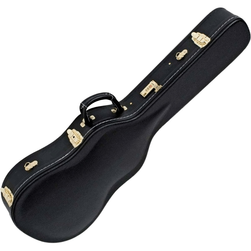 V-Case CNB Electric Guitar Hard Case Les Paul Shape Black Gold HC2007