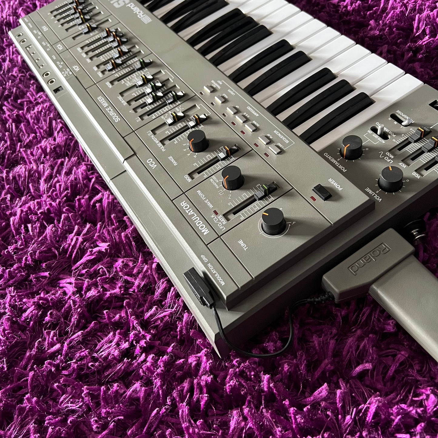 Roland SH-101 Analog Monophonic Synthesizer (w/ Mod Arm)