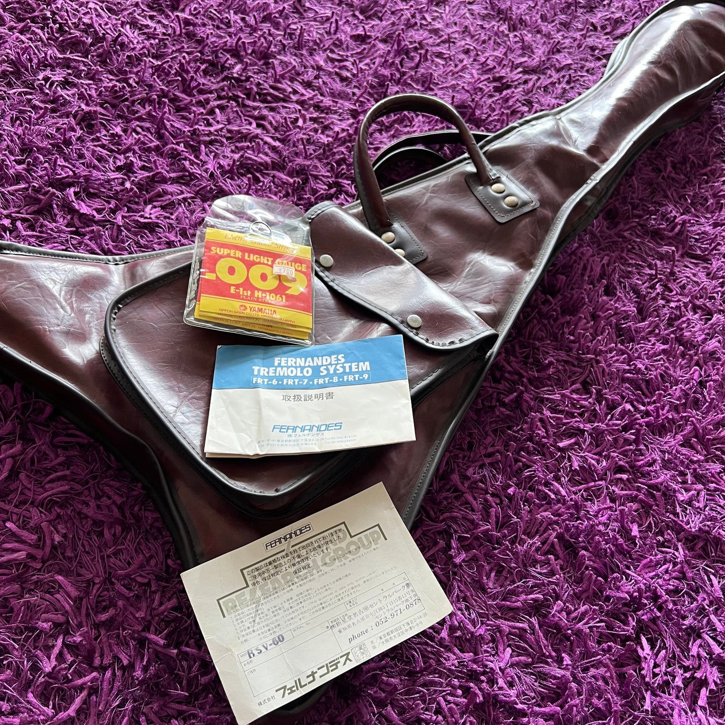 Fernandes BSV-60 "The Function" Flying V (w/ Original Bag + Candy)